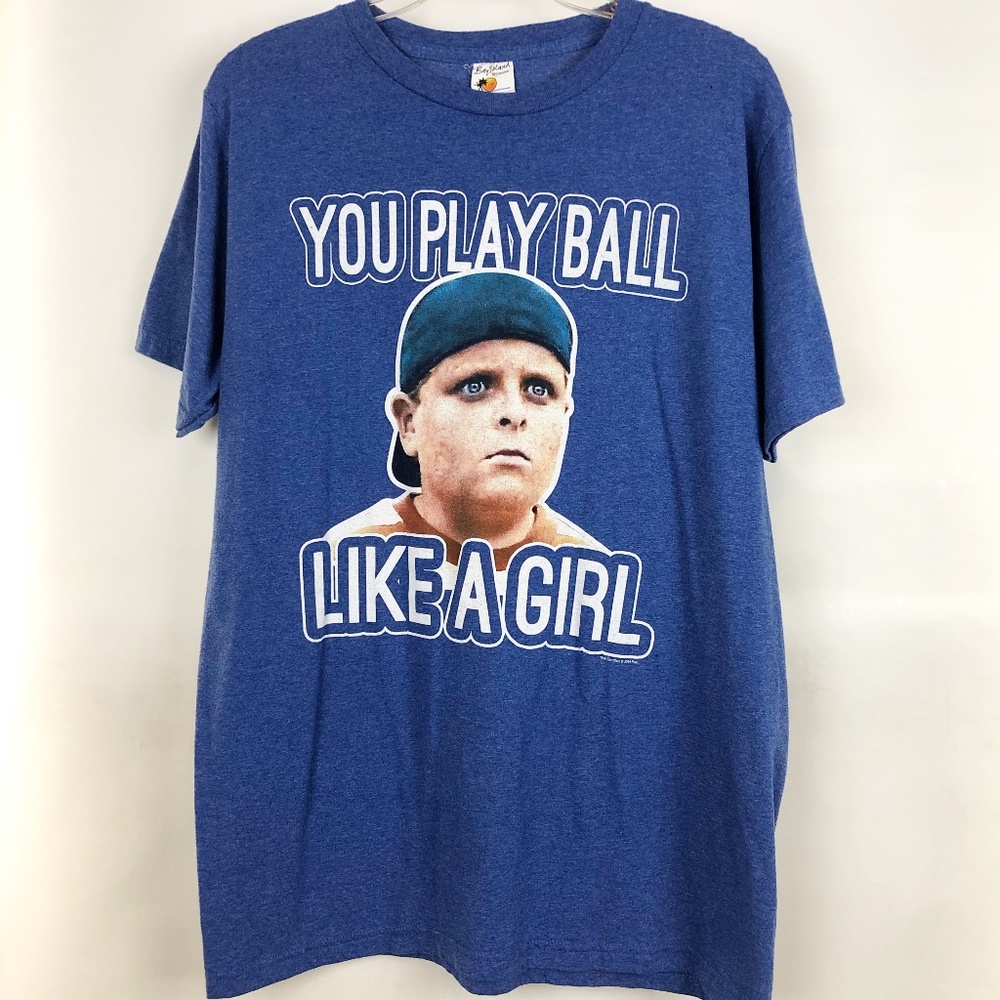 You Play Ball Like A Girl vintage tee